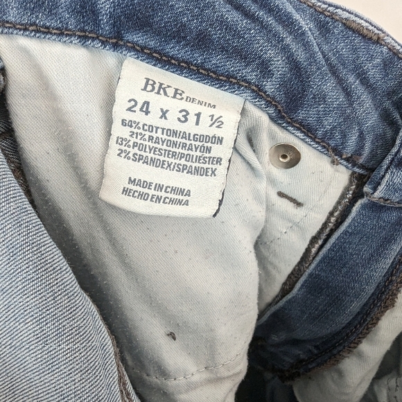 BKE Parker Universal Fit High-Rise Super Flare Jeans 24 Denim Jean Hi-Ri… - Picture 11 of 16